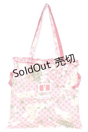 画像: PINK HOUSE / St.パトリックパレードプリント巾着バッグ  赤 Y-25-10-05-072-LO-BG-SZ-ZY