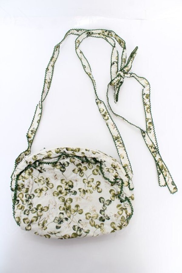 画像2: PINK HOUSE / White Cloverショルダーバッグ  ホワイト Y-25-10-05-073-LO-AC-SZ-ZY (2)