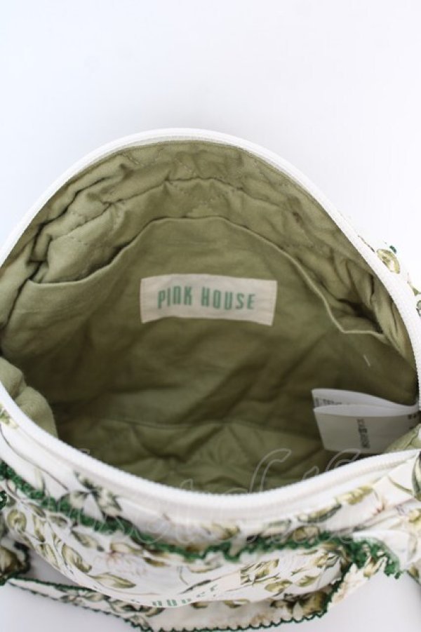 画像3: PINK HOUSE / White Cloverショルダーバッグ  ホワイト Y-25-10-05-073-LO-AC-SZ-ZY (3)