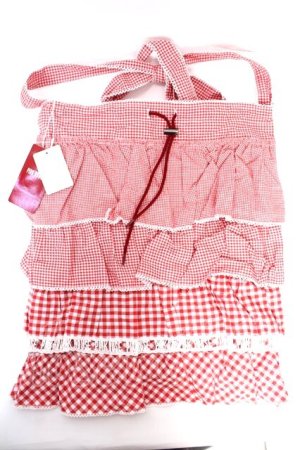 画像: PINK HOUSE / ギンガムパッチワークバッグ F 赤 Y-25-10-05-080-LO-BG-SZ-ZY