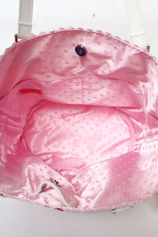 画像3: BABY,THE STARS SHINE BRIGHT / シュガーブーケ〜永遠の乙女の憧れ〜柄バケツ型Bag  ピンク Y-25-10-05-111-BA-BG-SZ-ZY (3)