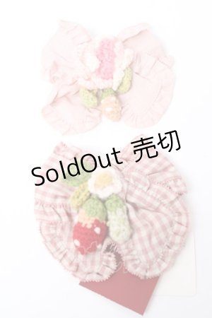 画像: PINK HOUSE / Berry Roseモチーフ付き2種リボンブローチセット  ピンク Y-25-10-05-015-LO-AC-SZ-ZY