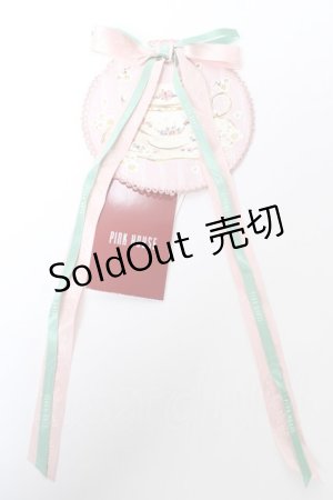 画像: PINK HOUSE / ティーカップモチーフワッペン  ピンク Y-25-10-05-021-LO-ZA-SZ-ZY