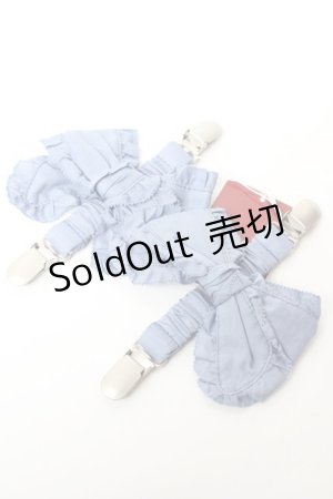 画像: PINK HOUSE / リボン付きたくし上げベルトクリップ2個セット  ブルー Y-25-10-05-025-LO-ZA-SZ-ZY