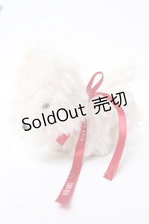 画像: PINK HOUSE / スコッチテリアぬいぐるみコサージュ  アイボリー Y-25-10-05-003-LO-ZA-SZ-ZY