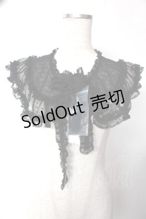 画像: PINK HOUSE / ポルカドットチュールティペット  黒 Y-25-10-05-042-LO-ZA-SZ-ZY