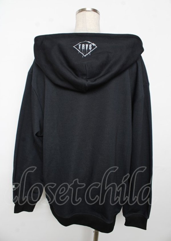 画像2: TRAVAS TOKYO / Bugsプリントパーカー  黒 Y-25-10-06-038-PU-TO-SZ-ZY (2)