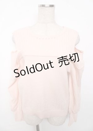 画像: axes femme / レイヤード風ニット F ピンク Y-25-10-06-045-AX-TO-SZ-ZY