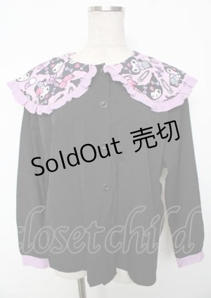 画像: ACDC RAG / クロミ ブラウス  黒 Y-25-10-06-048-PU-BL-SZ-ZY