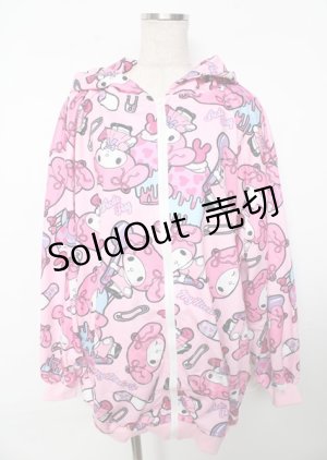 画像: ACDC RAG / マイメロディ ZIPパーカー F ピンク Y-25-10-06-050-PU-TO-SZ-ZY