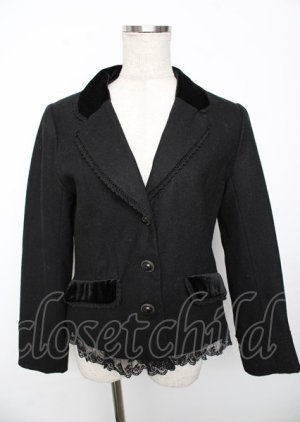 画像: axes femme / ベストドッキングテーラージャケット M 黒 Y-25-10-06-055-AX-JA-SZ-ZY