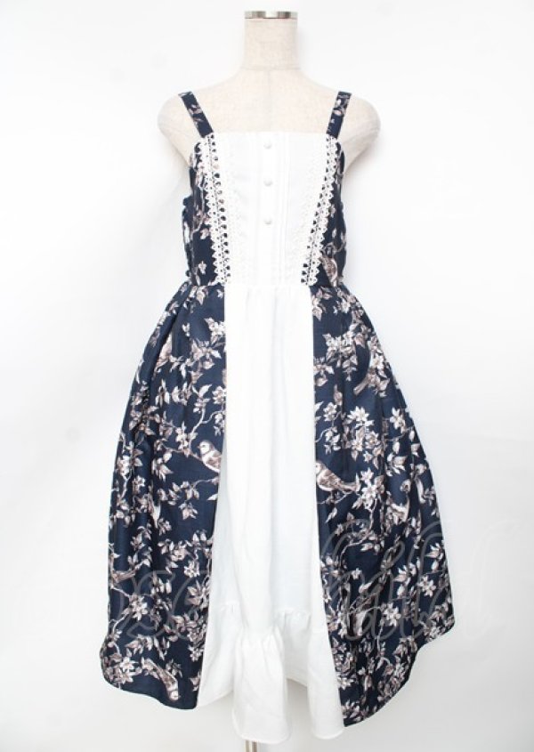 画像1: axes femme kawaii / カトルオワジヨンジャンスカ  紺 Y-25-10-06-078-AX-OP-SZ-ZI (1)