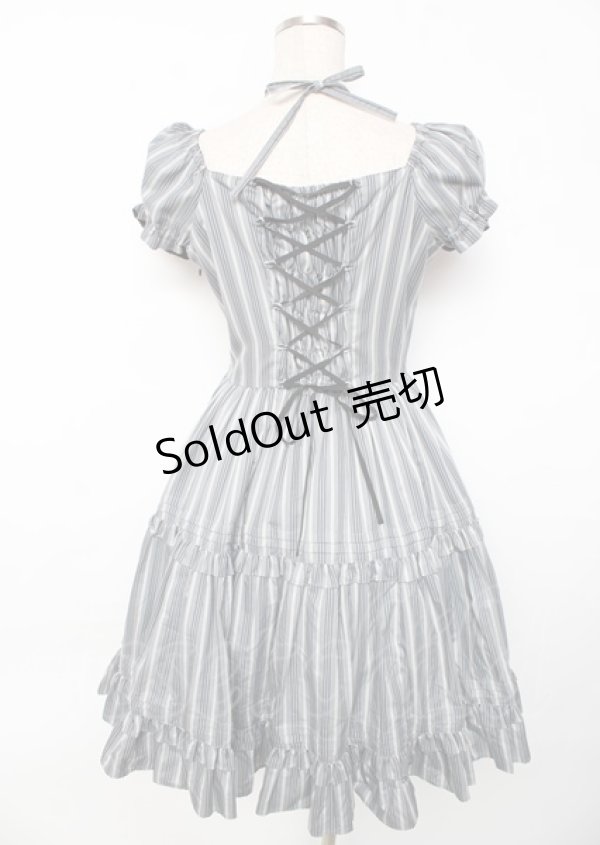 画像2: Victorian maiden / クラシカルレジメンタルフラワーチュールドレス  アッシュ Y-25-10-06-091-CL-OP-SZ-ZY (2)