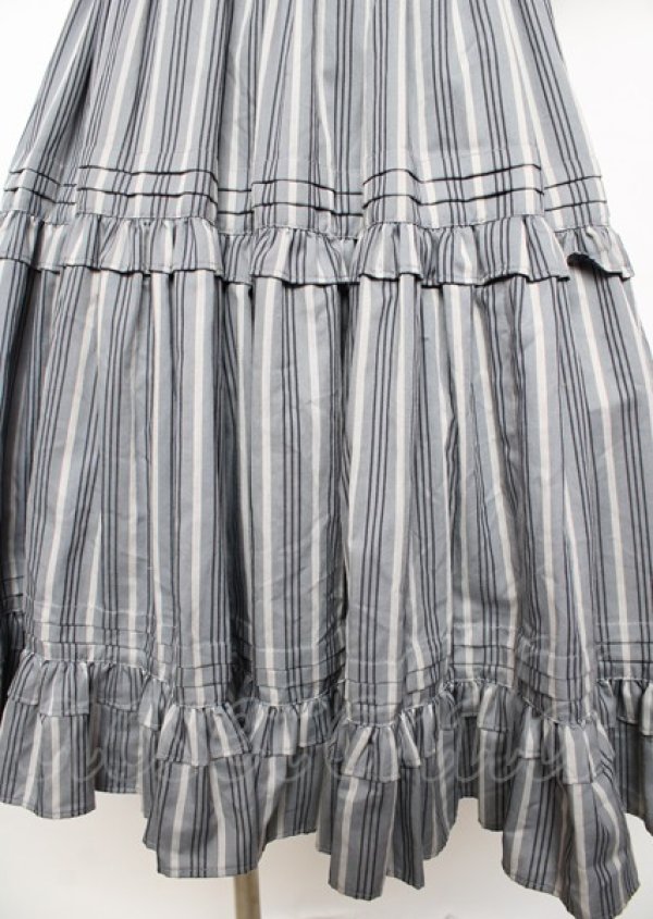 画像4: Victorian maiden / クラシカルレジメンタルフラワーチュールドレス  アッシュ Y-25-10-06-091-CL-OP-SZ-ZY (4)