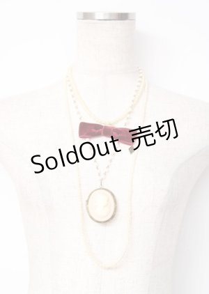 画像: metamorphose / カメオロケットパールペンダント  ピンク Y-25-10-06-016-ME-AC-SZ-ZY