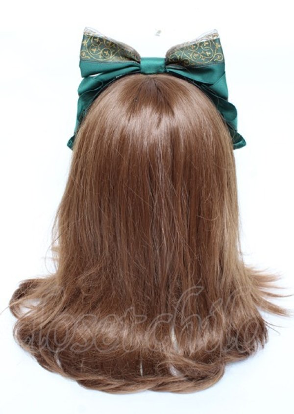 画像3: Innocent World / オーガンジーリボンカチューシャ  グリーン Y-25-10-06-022-IW-AC-SZ-ZY (3)