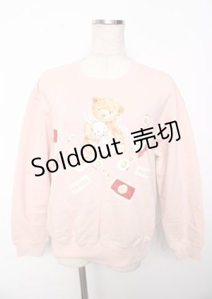 画像: PINK HOUSE / ひな菊ロンドプリントトレーナー F ピンク Y-25-10-07-032-LO-TO-SZ-ZY