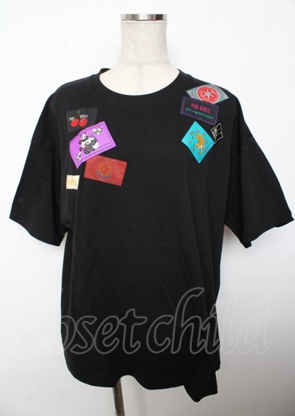 画像1: PINK HOUSE / PINK HOUSE×KEITA MARUYAMA カットソー F 黒 Y-25-10-07-041-LO-TO-SZ-ZT229 (1)