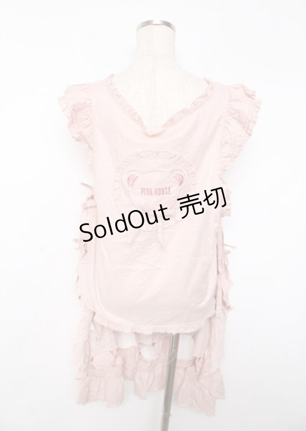 画像2: PINK HOUSE / Flower Picnicのローンタブリエ F ピンク Y-25-10-07-047-LO-OP-SZ-ZY (2)