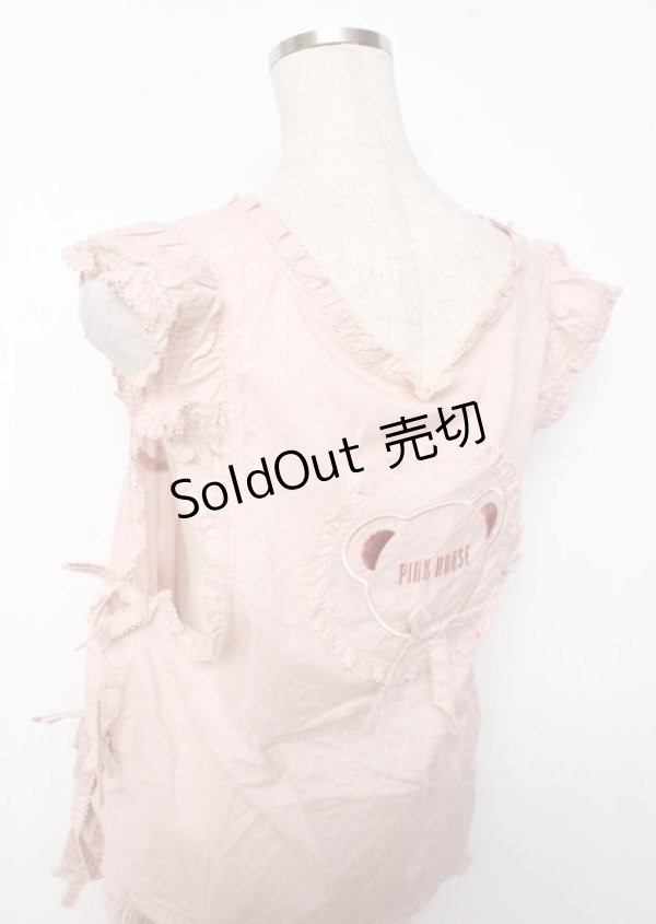 画像6: PINK HOUSE / Flower Picnicのローンタブリエ F ピンク Y-25-10-07-047-LO-OP-SZ-ZY (6)