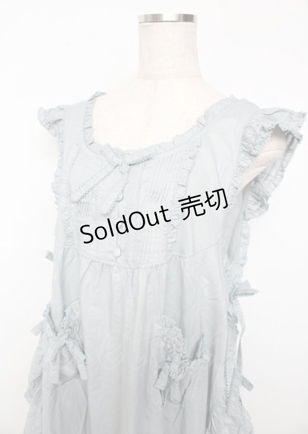 画像3: PINK HOUSE / Flower Picnicのローンタブリエ F ミント Y-25-10-07-048-LO-OP-SZ-ZY (3)