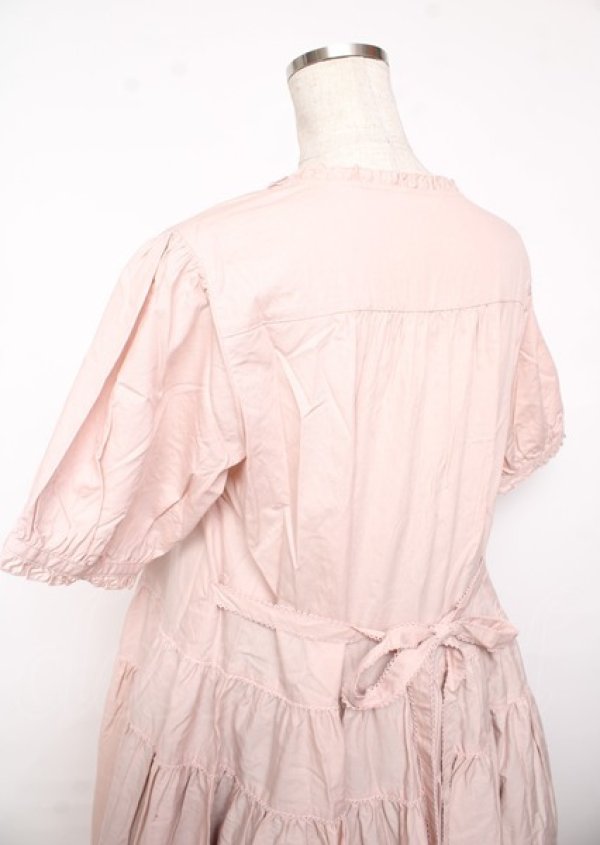 画像5: PINK HOUSE / ピコフリル使いロングワンピース F ピンク Y-25-10-07-053-LO-OP-SZ-ZY (5)