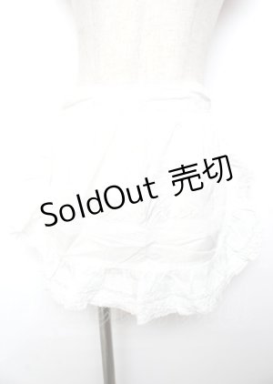 画像: PINK HOUSE / ロゴ刺繍入りローンタリブエ F 白 Y-25-10-07-061-LO-ZA-SZ-ZY