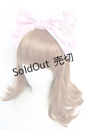 画像: Angelic Pretty / MilkyPlanetカチューシャ  ピンク Y-25-10-10-052-AP-AC-SZ-ZY