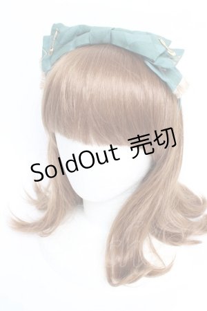 画像: Angelic Pretty / Antique Chocolaterieカチューシャ  グリーン Y-25-10-10-056-AP-AC-SZ-ZY