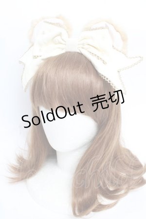 画像: Angelic Pretty / プレゼントBearカチューシャ  アイボリー Y-25-10-10-059-AP-AC-SZ-ZY