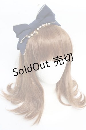 画像: Angelic Pretty / Twinkle Skyカチューシャ  紺 Y-25-10-10-060-AP-AC-SZ-ZY