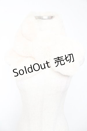 画像: Fi.n.t / リボンタイエコファーティペット  ライトベージュ Y-25-10-10-061-CA-ZA-SZ-ZT486