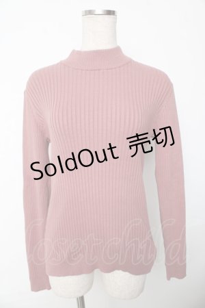 画像: F&A / バックリボンリブニットプルオーバー F ピンク Y-25-10-10-069-LO-TO-SZ-ZY