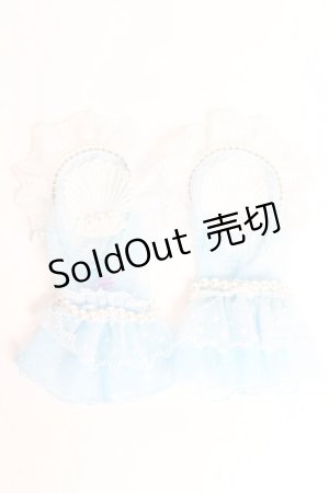 画像: Angelic Pretty / Pearl Shellアームウォーマー  サックス Y-25-10-10-010-AP-ZA-SZ-ZY
