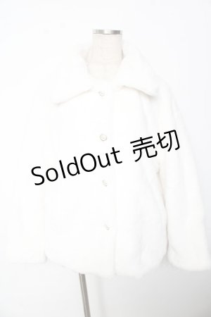 画像: Rojita / ファーブルゾン  白 Y-25-10-10-099-LO-CO-SZ-ZY