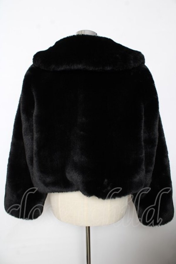 画像2: Angelic Pretty / Ladyファーショートコート  黒 Y-25-10-10-104-AP-CO-SZ-ZY (2)