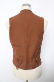 画像2: KANEKO ISAO / デニムベスト  ブラウン Y-25-10-10-120-EL-TO-SZ-ZY (2)
