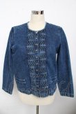 画像1: INGEBORG / フリルデニムジャケット F インディゴ Y-25-10-10-124-LO-JA-SZ-ZY (1)