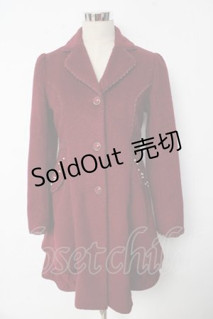 画像: axes femme / コート M ワイン Y-25-10-10-144-AX-CO-SZ-ZY