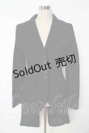 画像: BPN / テーラードカラーウールロング燕尾ジャケット M 黒 Y-25-10-10-153-GO-CO-SZ-ZY