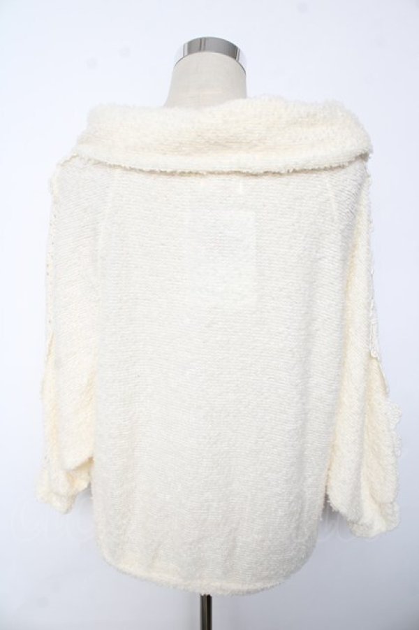 画像2: LIZ LISA / 袖レースボアニットトップス 0 アイボリー Y-25-10-10-183-LO-TO-SZ-ZY (2)