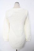 画像2: LIZ LISA / リボンロングニット 0 オフ白 Y-25-10-10-185-LO-TO-SZ-ZY (2)