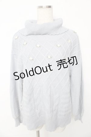 画像: axes femme / 巻きバラニット M サックス Y-25-10-13-043-AX-TO-SZ-ZY