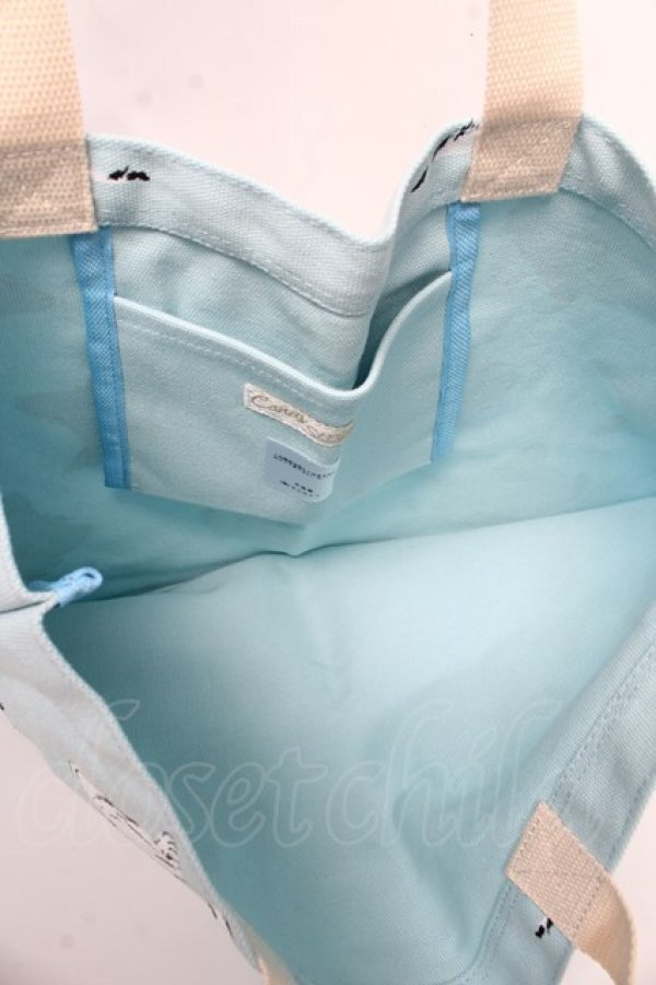 画像3: Candy Stripper / トートバッグ  ねこ柄 Y-25-10-13-005-PU-BG-SZ-ZT501 (3)