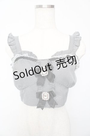 画像: LIZ LISA / ビジューリボンビスチェ 0 グレー Y-25-10-13-052-LO-TO-SZ-ZY