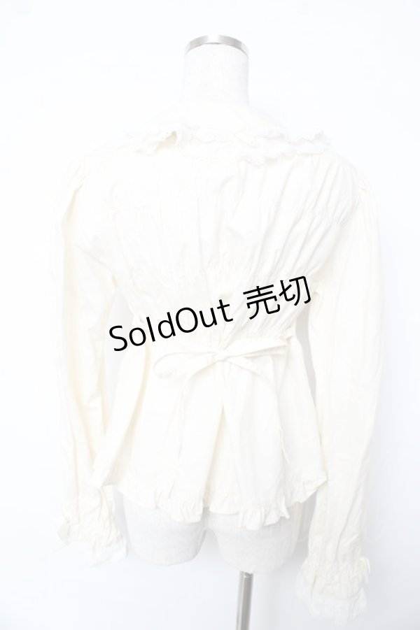 画像2: BABY,THE STARS SHINE BRIGHT / ベビードールブラウス  生成り Y-25-10-13-061-BA-BL-SZ-ZY (2)