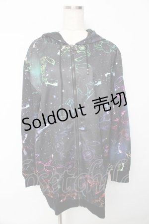 画像: NieR Clothing / NieR LONG ZIP PARKA【NieR COSMO】 パーカー F 黒 Y-25-10-13-064-PU-TO-SZ-ZY