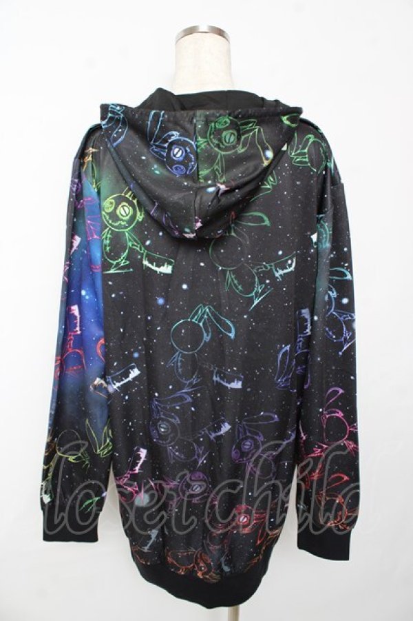 画像2: NieR Clothing / NieR LONG ZIP PARKA【NieR COSMO】 パーカー F 黒 Y-25-10-13-064-PU-TO-SZ-ZY (2)