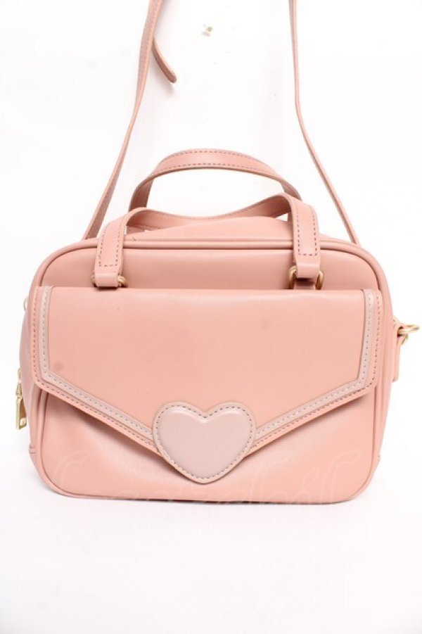 画像1: 【SALE】m petit by misako / TT*AMハートカブセ  中桃 Y-25-10-13-007-LO-BG-SZ-ZT-K010 (1)