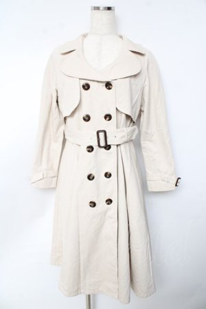 画像: an another angelus / ケープシルエットフレアートレンチコート  生成り Y-25-10-13-109-CA-CO-SZ-ZY